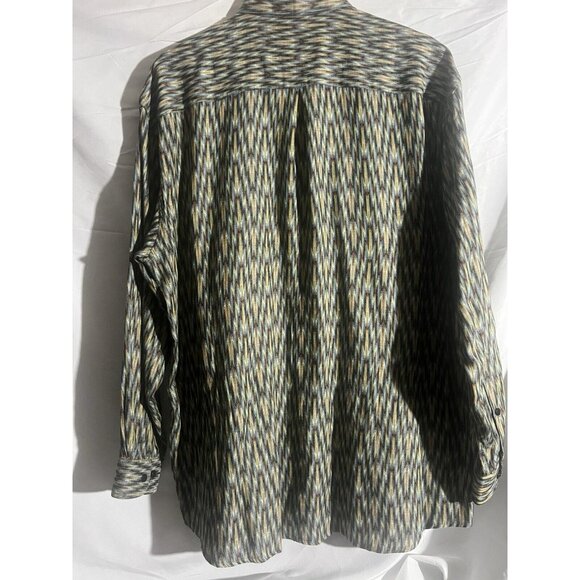 Vtg Jhane Barnes Men's Shirt L Woven in Japan Long Sleeve Cotton Button Down M20 - Picture 7 of 7